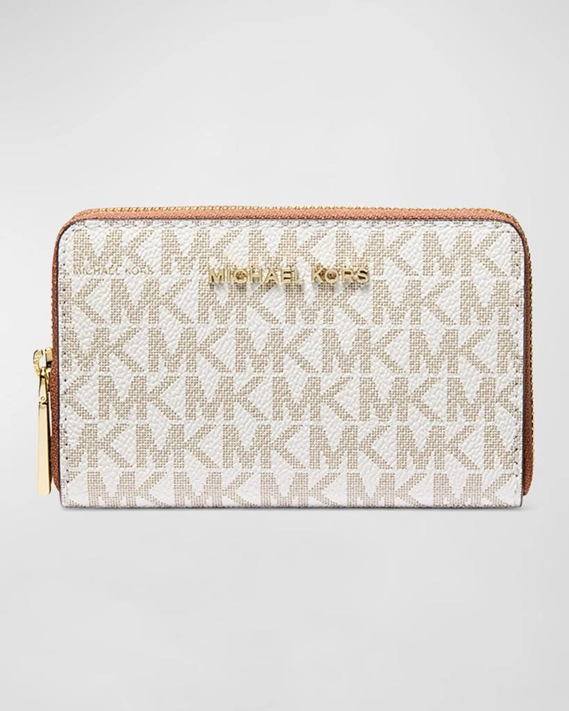 Michael Kors Jet Set Small Monogram Card Holder 1