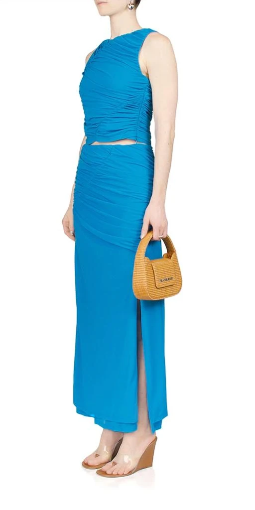 Simon Miller Mesh Swizzy Skirt In Taffy Blue 3
