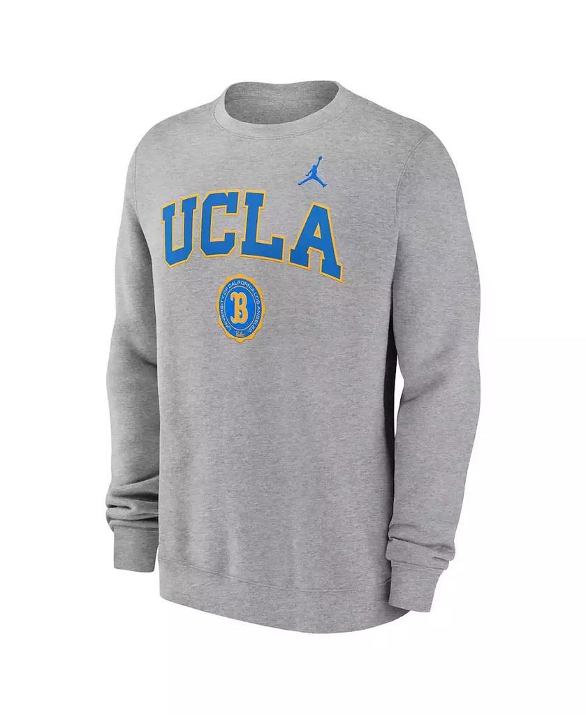 Jordan Men's Heather Gray UCLA Bruins Legacy Classic Pullover Sweatshirt