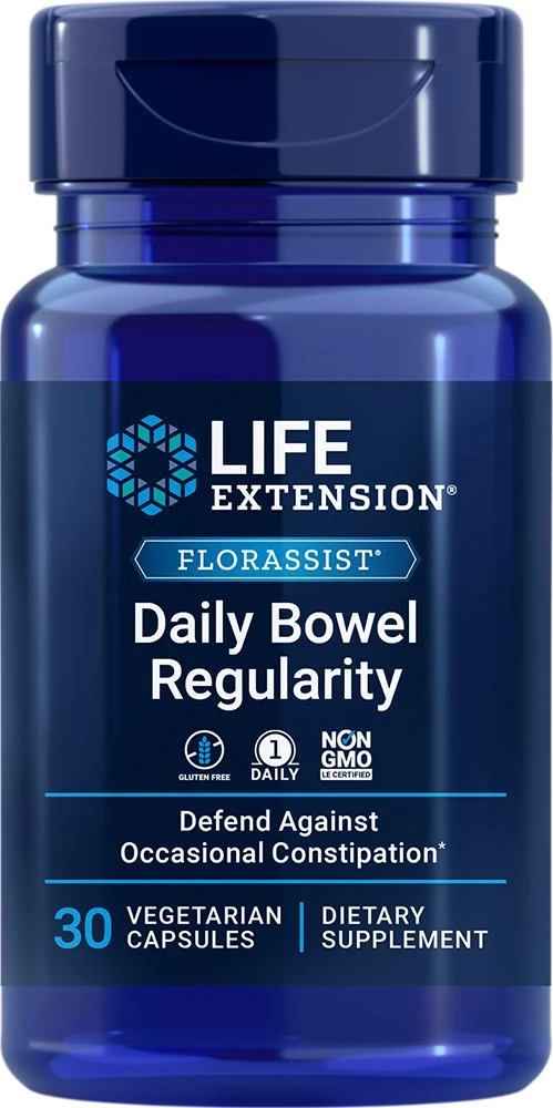 Life Extension Life Extension FLORASSIST® Daily Bowel Regularity (30 capsules, Vegetarian) 1