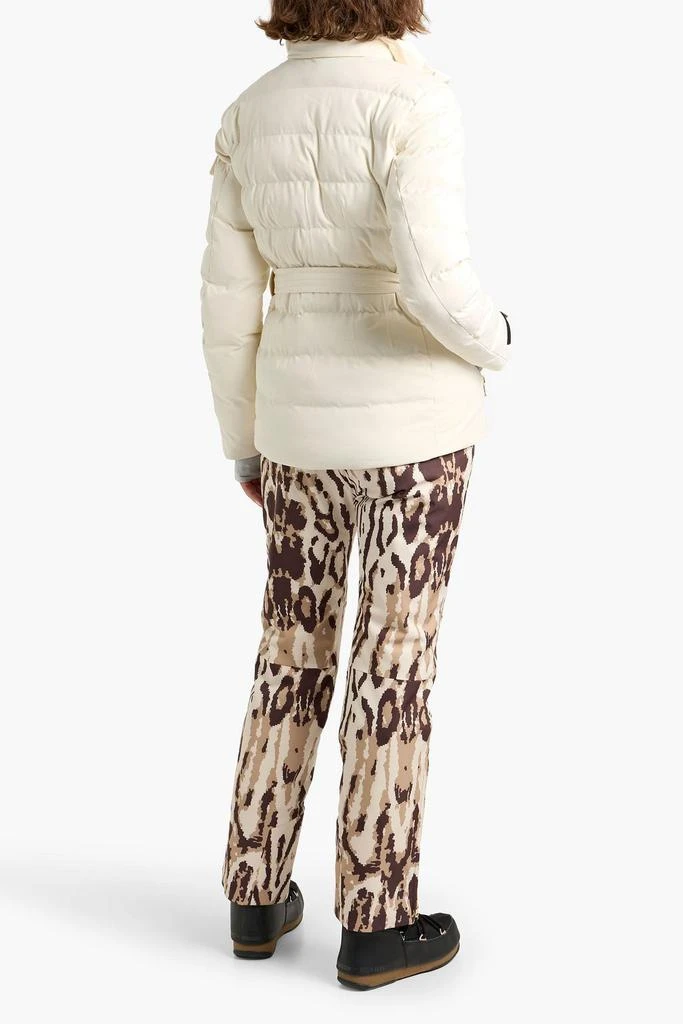 Bogner Ellya belted quilted ski jacket 5