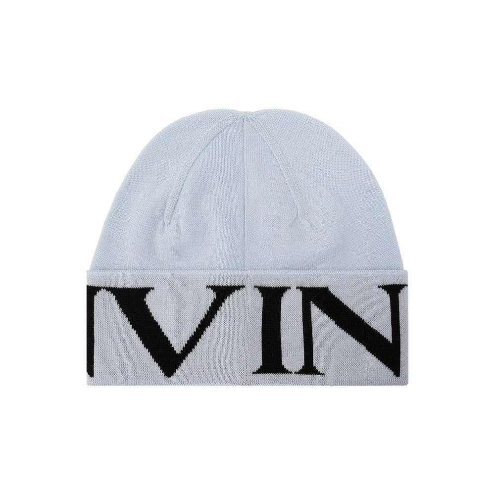 NWT Lanvin wool hat $450 NWT Lanvin Logo 100% Wool Red Beanie Hat | eBay main image 3