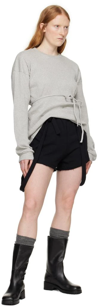 Baserange Gray Shaw Long Sleeve T-Shirt 4