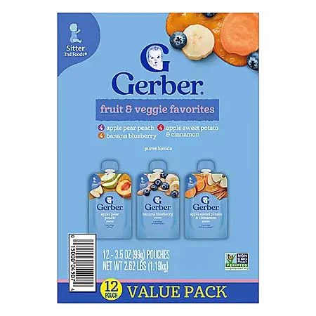 Gerber Gerber Toddler Pouch Variety Pack, 3.5 oz., 12 ct. 6