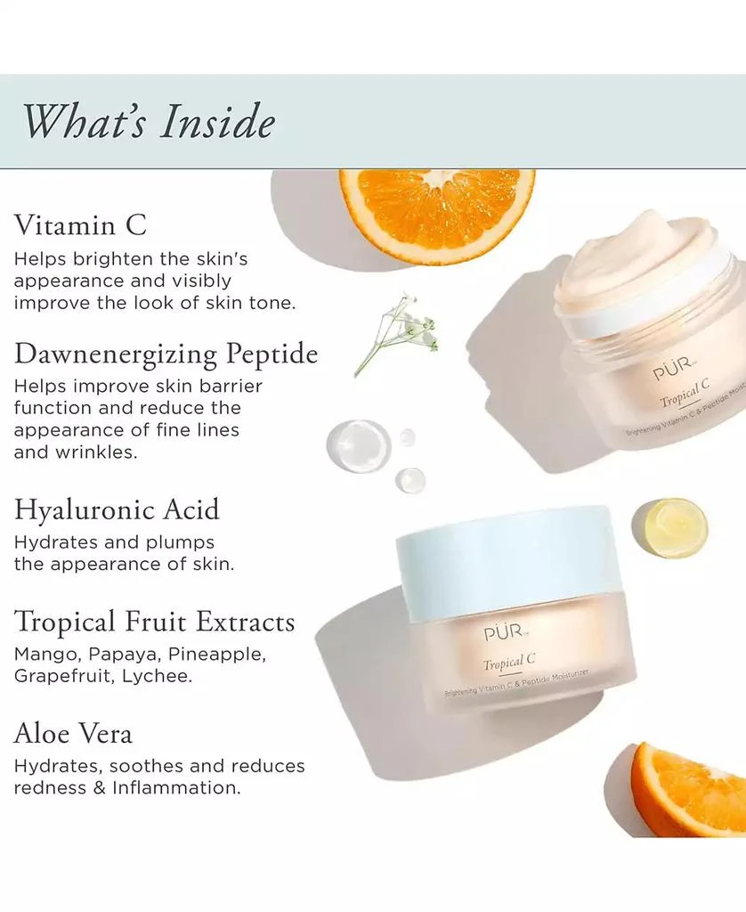 PÜR Tropical C Brightening Vitamin C & Peptide Moisturizer 3