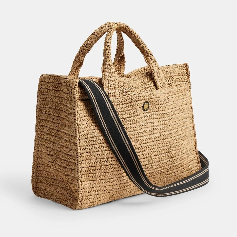 Coach Coach Straw Cargo Tote Bag 6
