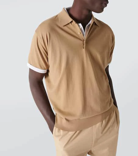 AURALEE Cotton polo shirt 5