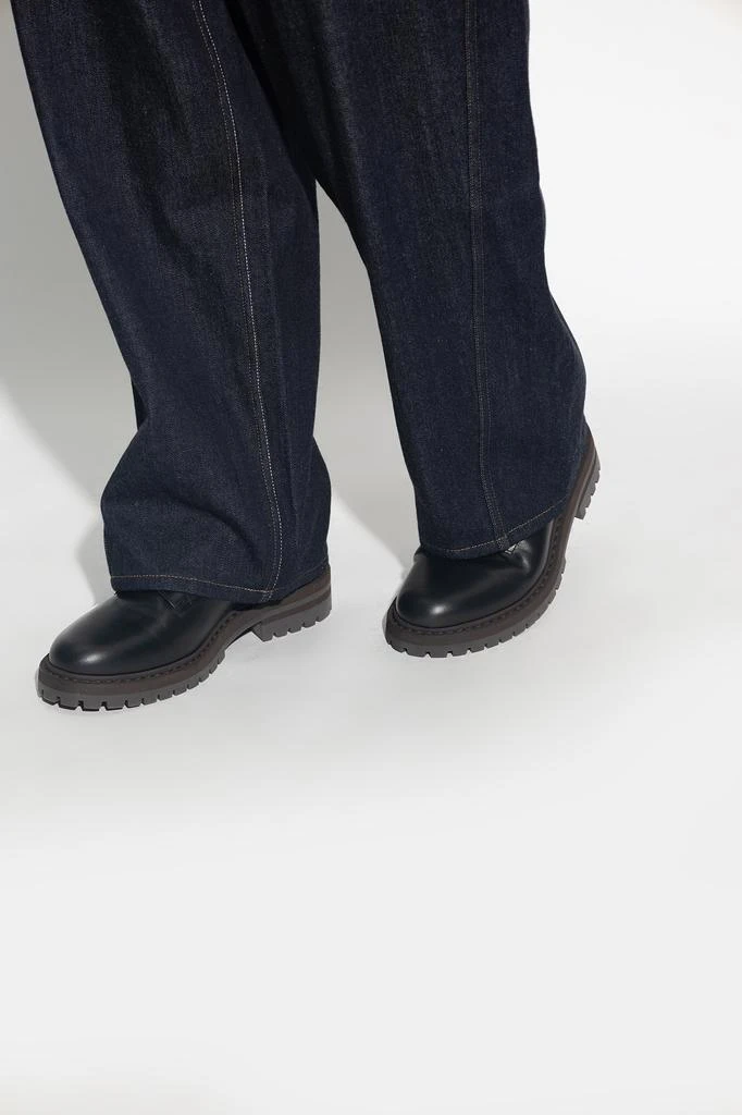 Common Projects Leather combat boots 2
