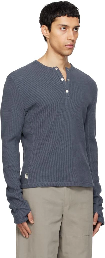 CARRER Navy Lis Classic Henley 2