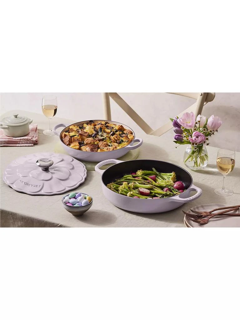 Le Creuset Signature Enameled Cast Iron 2.25-Quart Petal Braiser 8