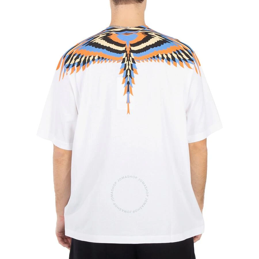 Marcelo Burlon Optical Wings Print Cotton T-Shirt 3