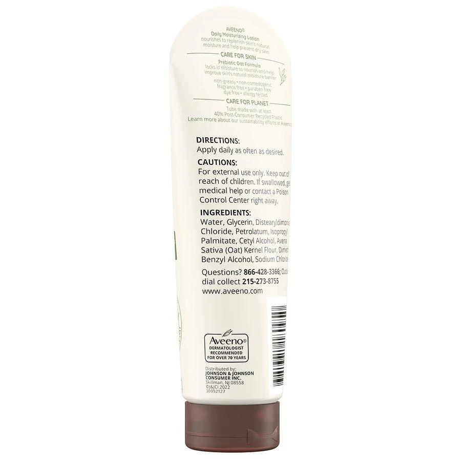 Aveeno Daily Moisturizing Lotion with Oat for Dry Skin, Travel Size 2