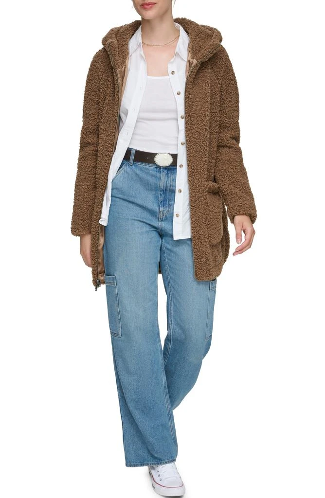 Andrew Marc Seneca Faux Shearling Hooded Jacket 6