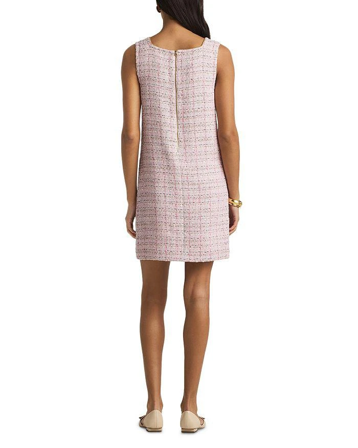 St. John Square Neck Tweed Dress 2