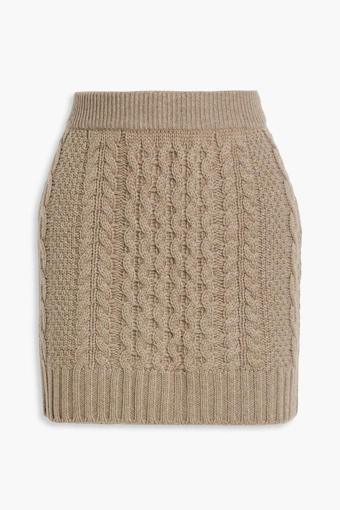 Lisa Yang Estelle cable-knit cashmere mini skirt