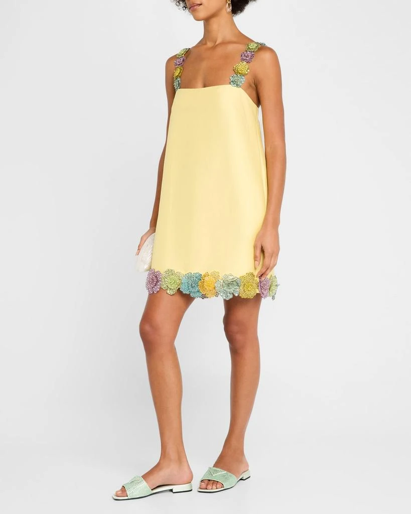 ALEMAIS Lolita Floral Beaded Mini Dress 4