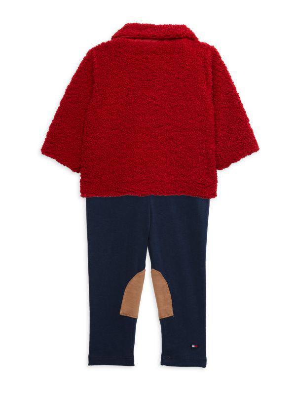 Tommy Hilfiger Baby Girl's 3-Piece T-shirt, Jacket & Pants Set