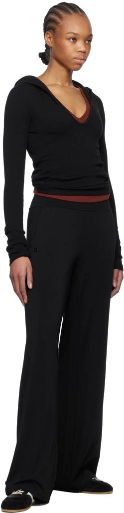 Fax Copy Express Black Afternoon Stretch Series Lounge Pants 4
