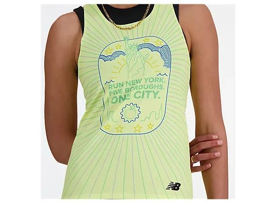 New Balance NYRR Boroughs Printed Singlet 2