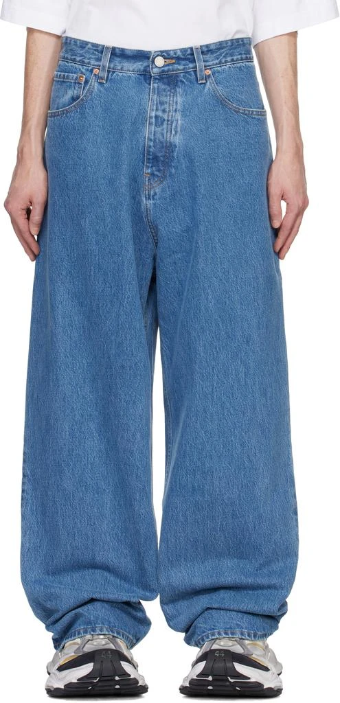 Vetements Blue Baggy Jeans 1