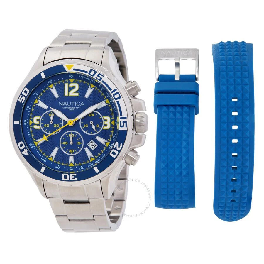 Nautica Chronograph Quartz Blue Dial Men's Watch NAPNSS219 1