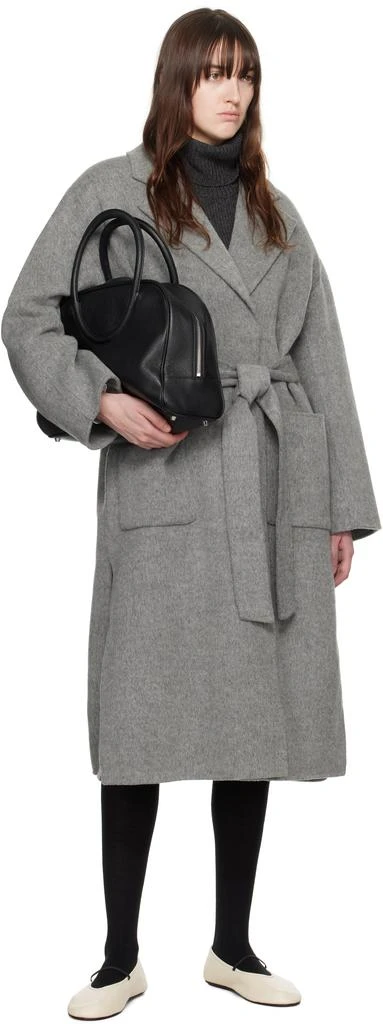 Dunst Gray Handmade Robe Coat 4