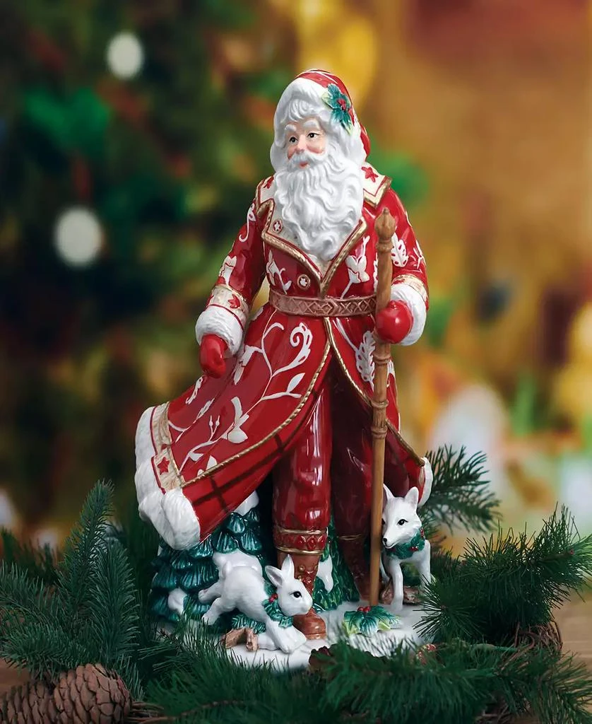Fitz and Floyd Studio Collection 12.75-Inch Town & Country Santa Figurine, 12.75-inch 7