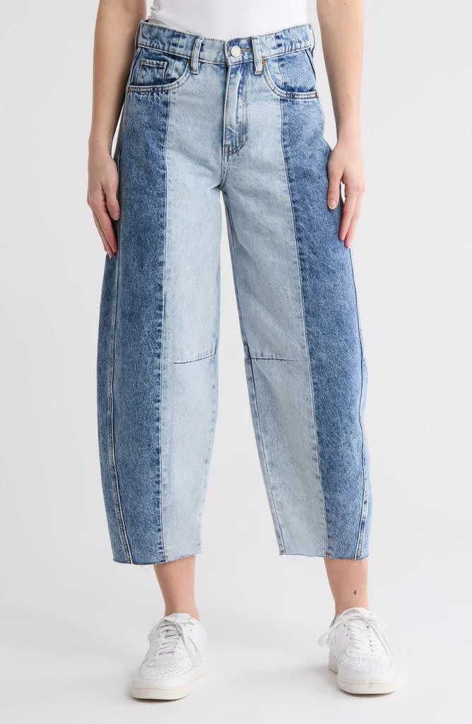 Blank NYC Fray Hem Barrel Leg Jeans 1
