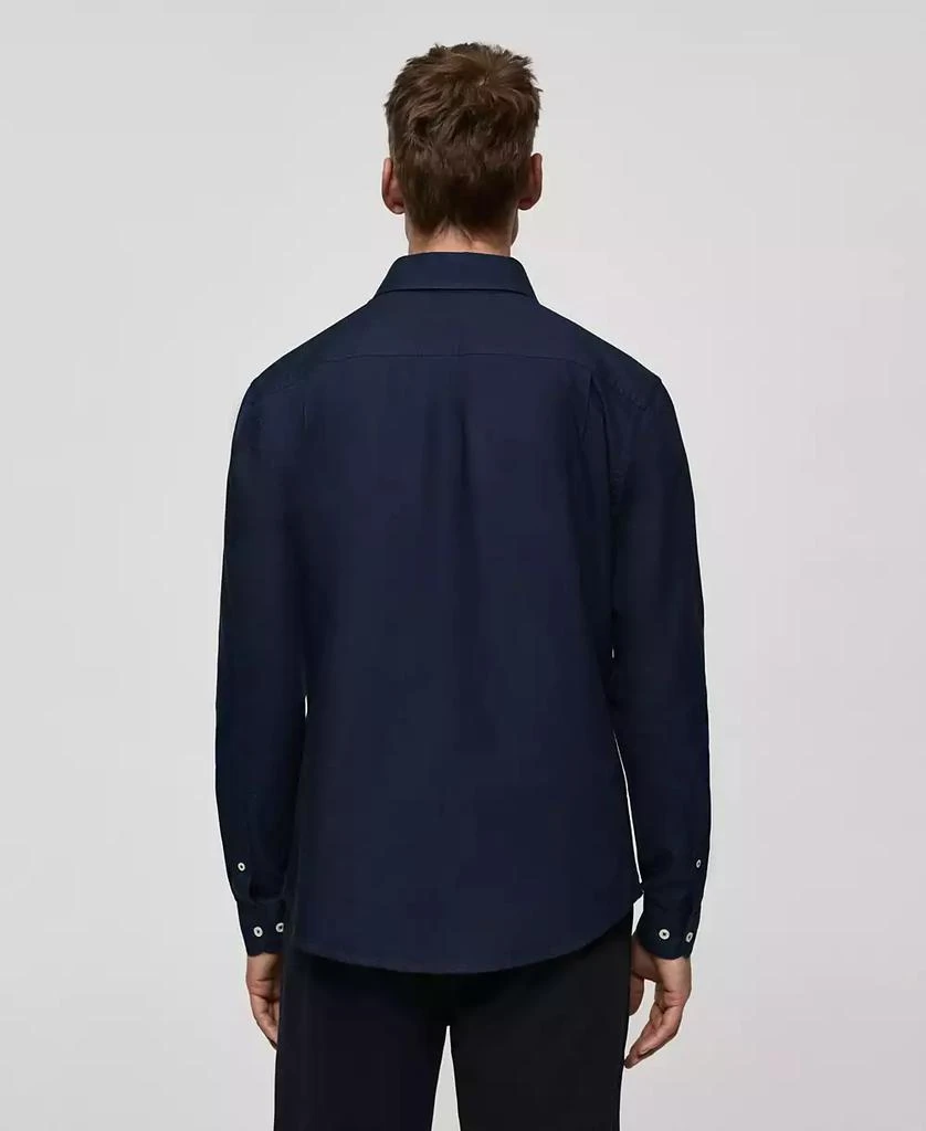 Mango Men's Slim-Fit Cotton Oxford Shirt 6