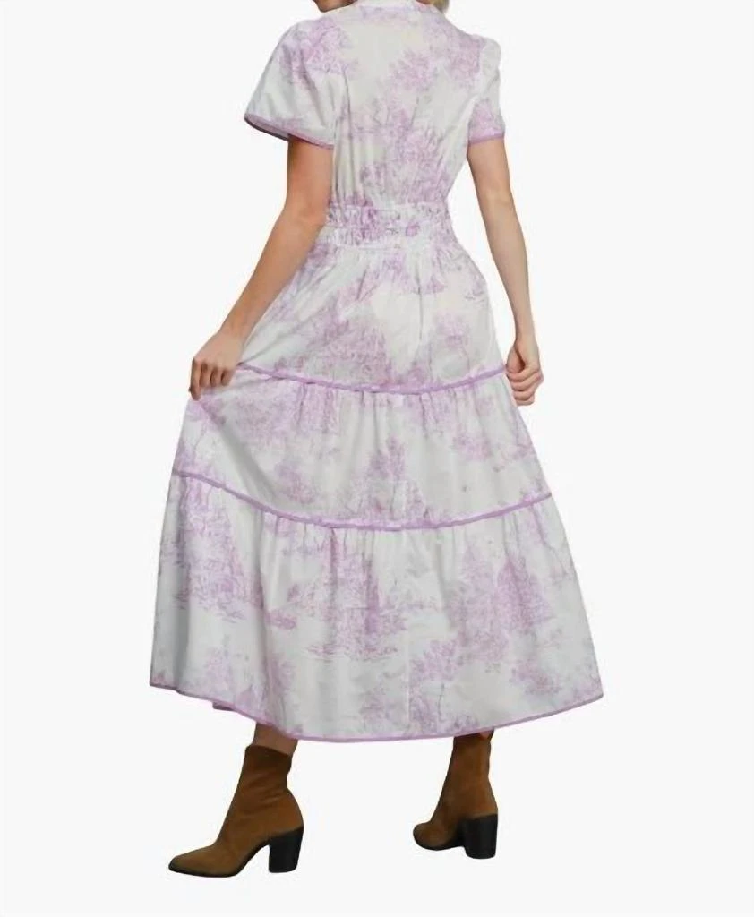 open lace back dress Chloe Dress Plum / L main image 1