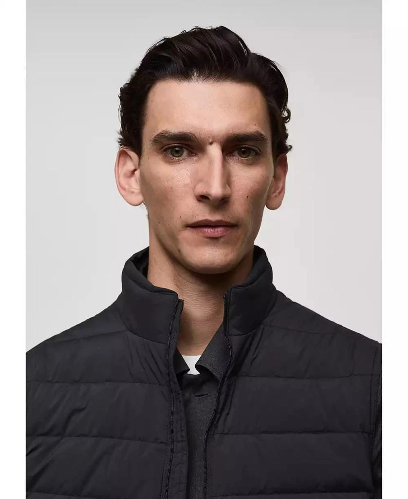 Mango Men's Water-Repellent Quilted Vest 5