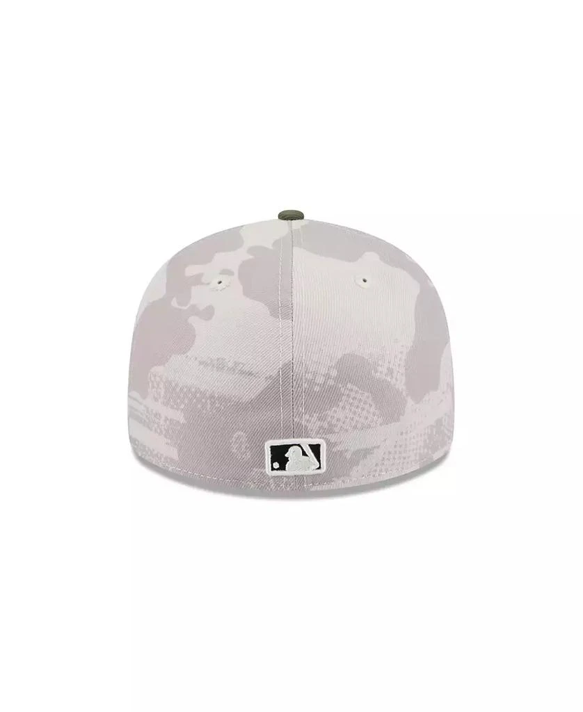 New Era Men's Light Beige/Olive Houston Astros 2025 Armed Forces Day Low Profile 59FIFTY Fitted Hat 6