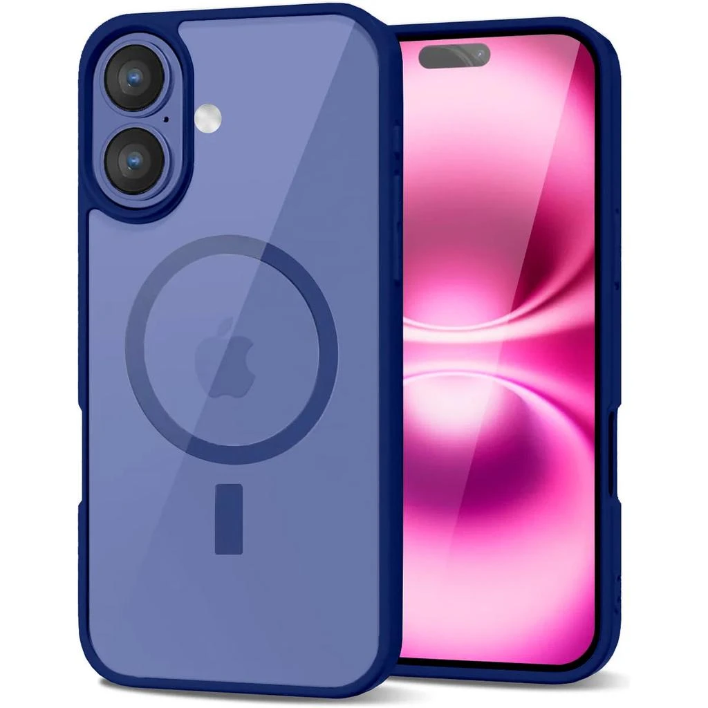 ENTRONIX Entronix [Magnetic] Case Compatible with iPhone 16 Plus - [Clear Back] Soft Matte Frame 9