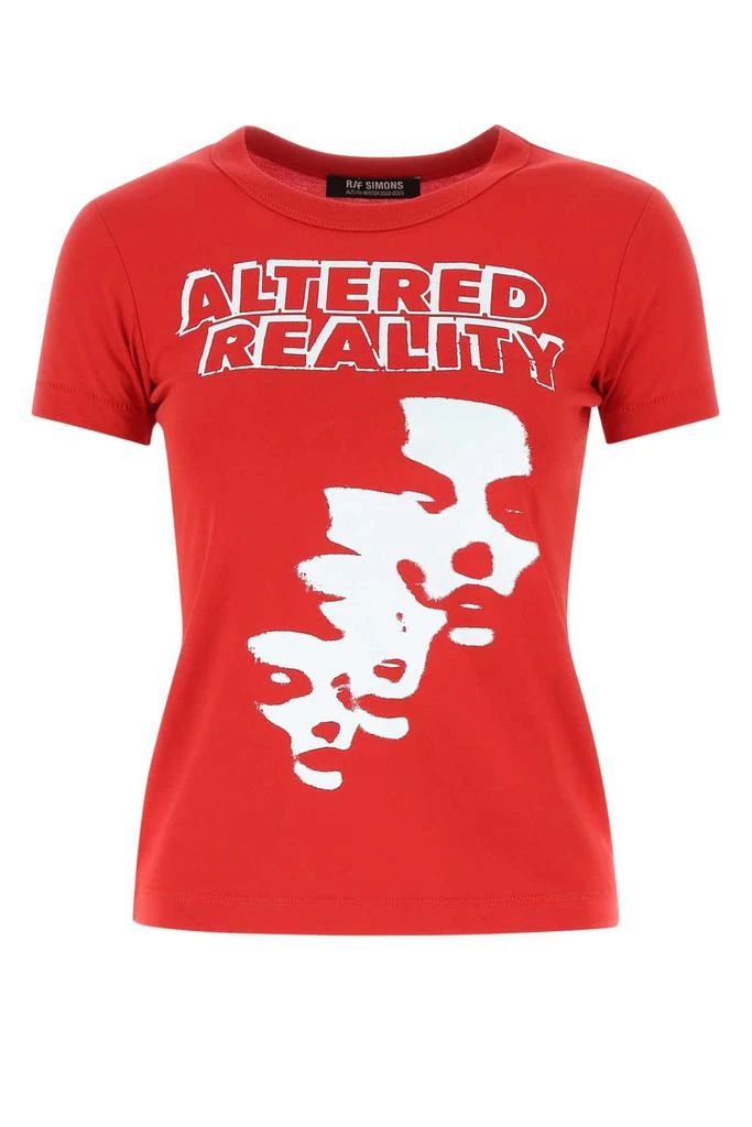 Raf Simons Raf Simons Altered-Reality Printed Crewneck T-Shirt - T 