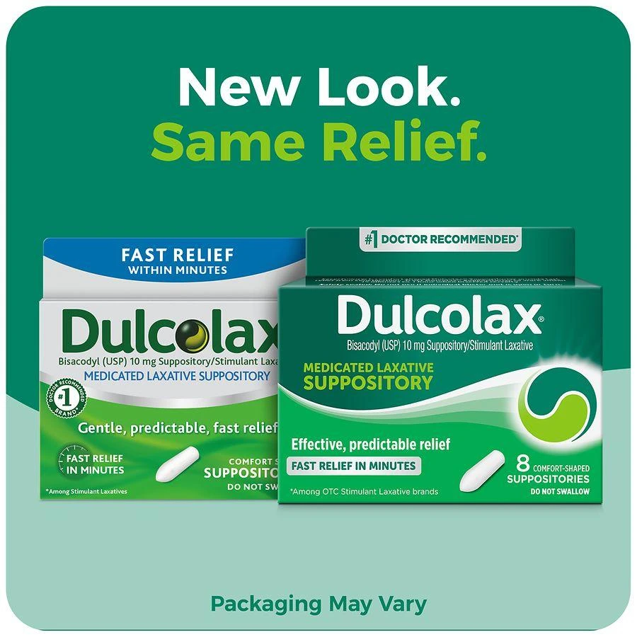 Dulcolax Medicated Stimulant Laxative Suppositories 3