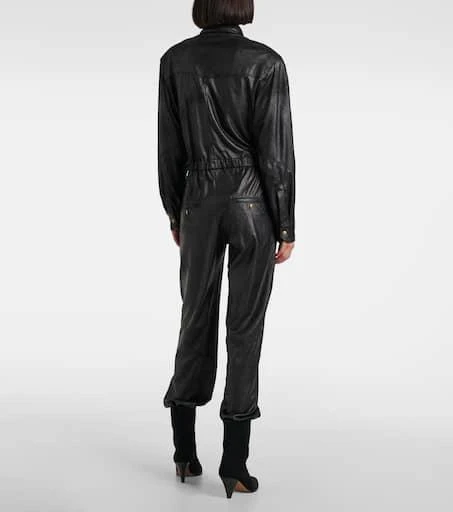 Isabel Marant Faux leather jumpsuit 3