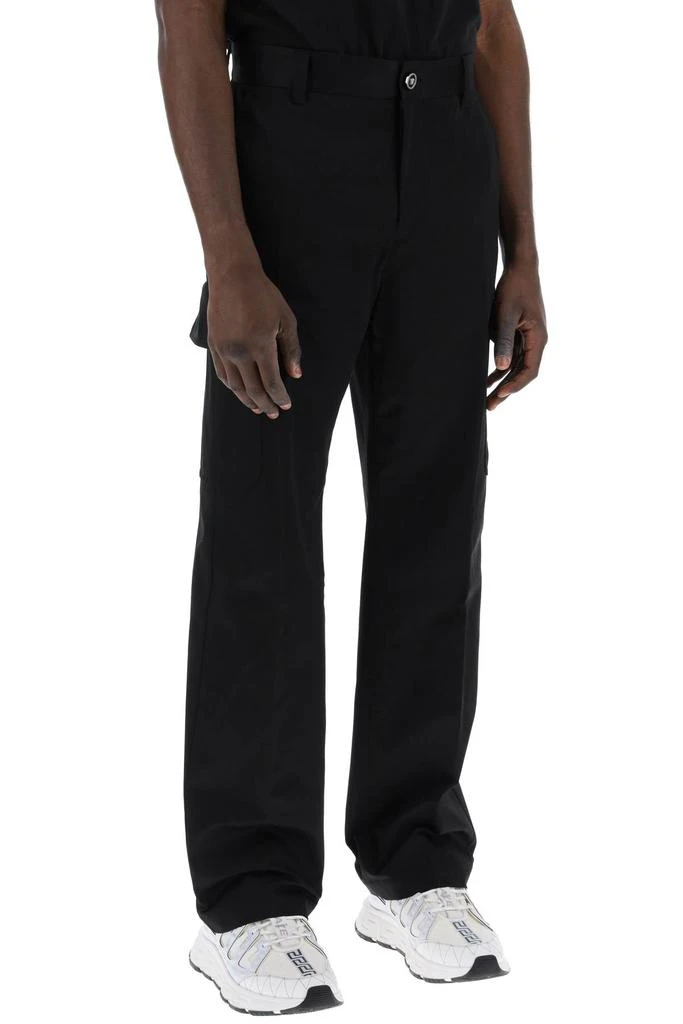 Versace cotton gabardine cargo pants in 2