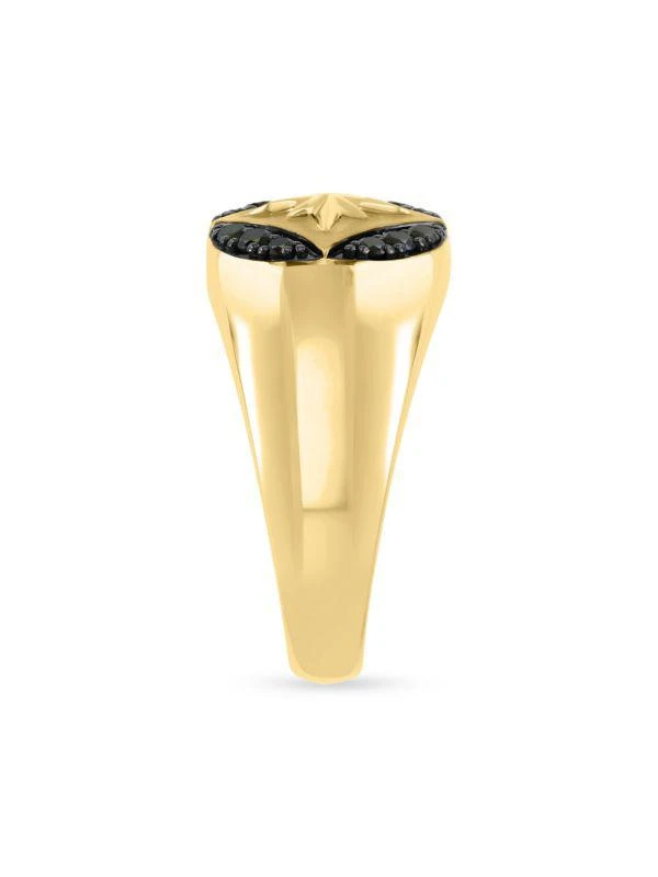 Effy 14K Yellow Gold & 0.25 TCW Black Diamond Ring 2
