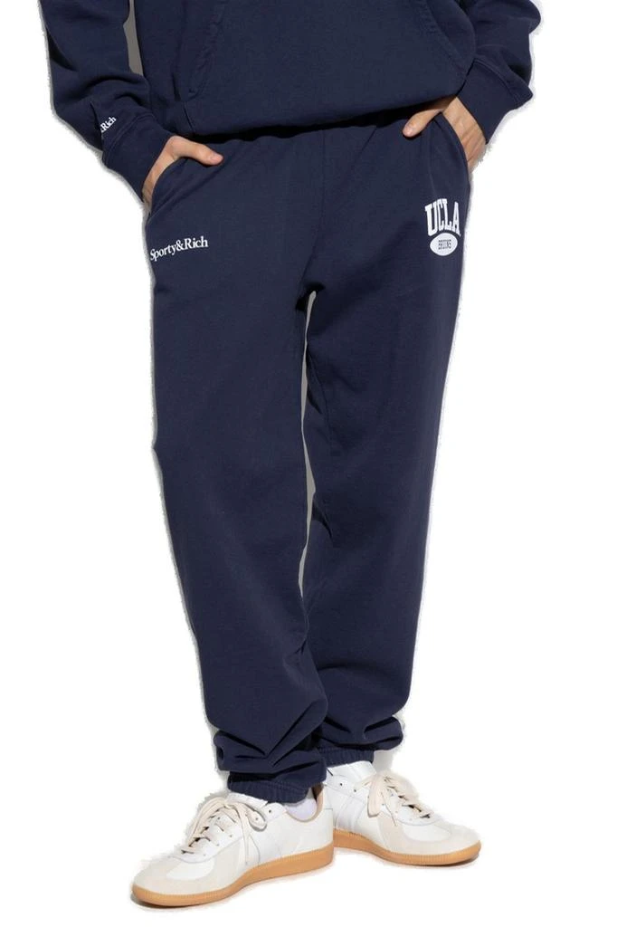 Sporty & Rich Sporty & Rich Logo Printed Tapered-Leg Sweatpants 2