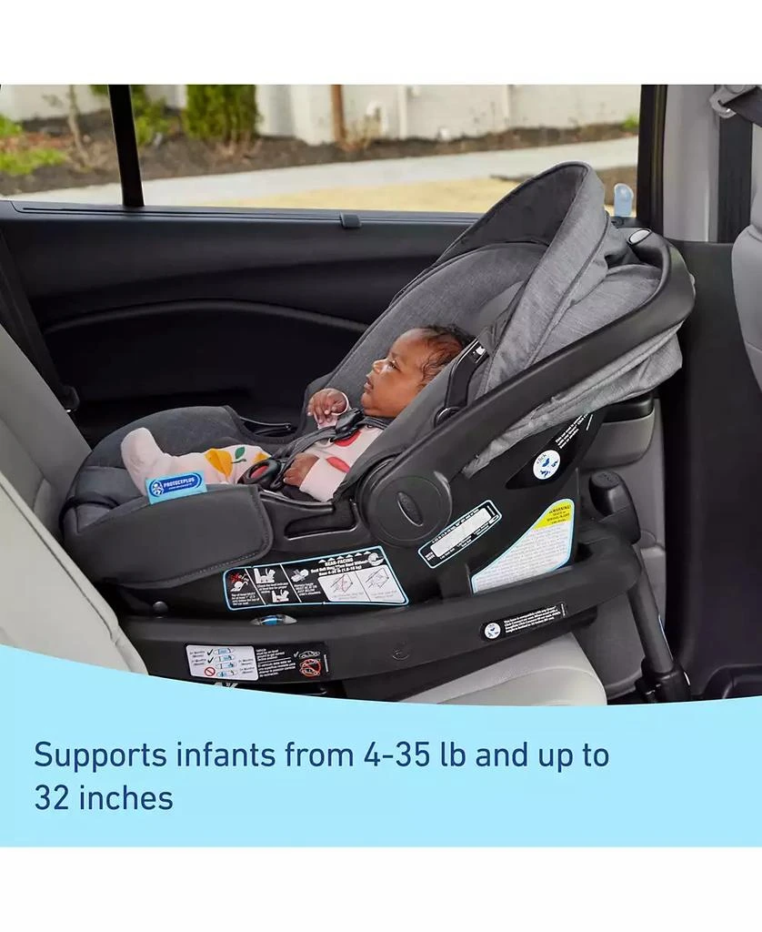 Graco SnugRide DLX Baby Car Seat Featuring Load Leg Technology 5