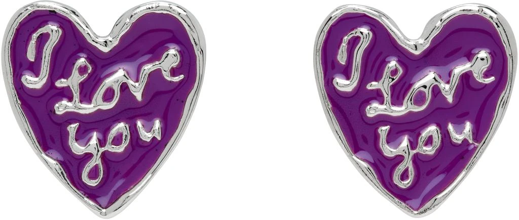 CHOPOVA LOWENA Silver Lovers Earrings 1