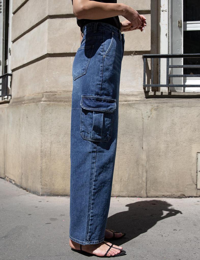 Pixie Market Suna Cargo Pocket Jeans