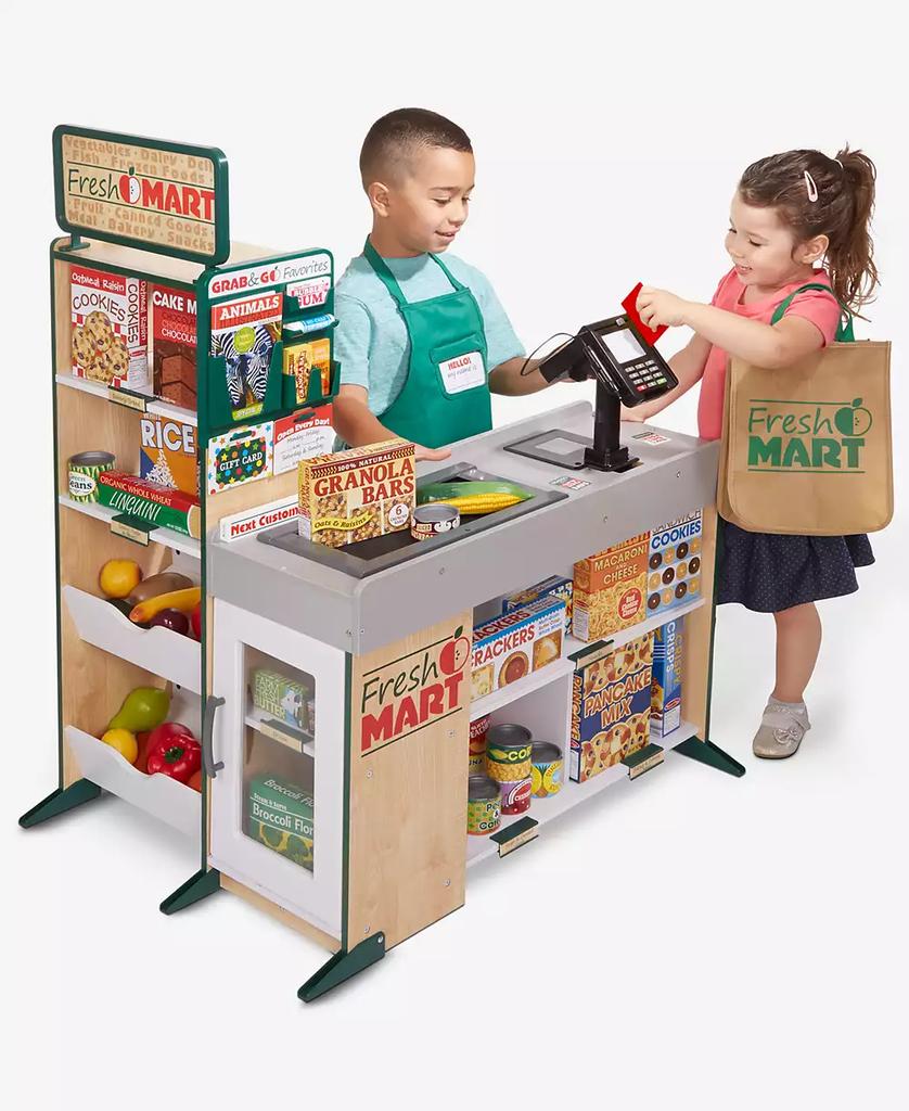 Melissa & Doug Melissa & Doug Freestanding Wooden Fresh Mart Grocery Store