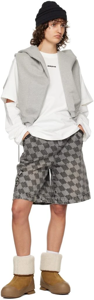 ADER error White Layered Long Sleeve T-Shirt 4