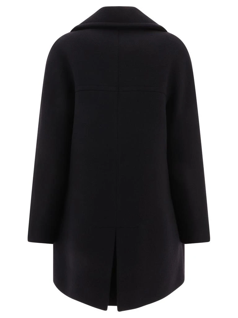 Alaïa Alaïa Double-Breasted Straight Hem Caban Coat 2