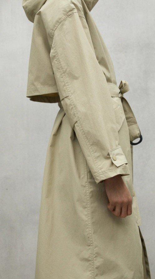 ECOALF Ecoalf Belted Hooded Jacket