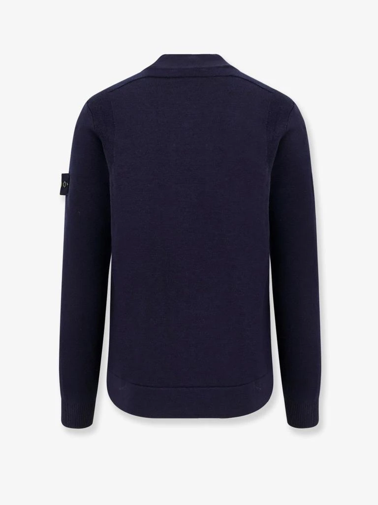 Stone Island Certified virgin wool blend cardigan 2