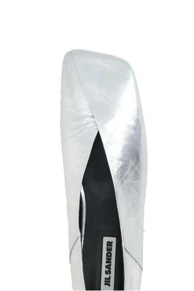 Jil Sander Jil Sander Square Toe Ballerina Flat Shoes 4