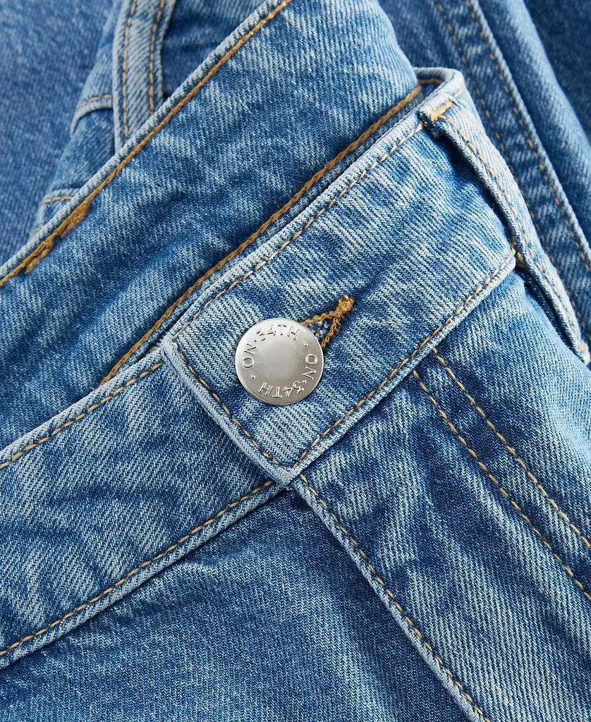 On 34th Women's Patch-Pocket Wide-Leg Jeans, Created for Macy's 6