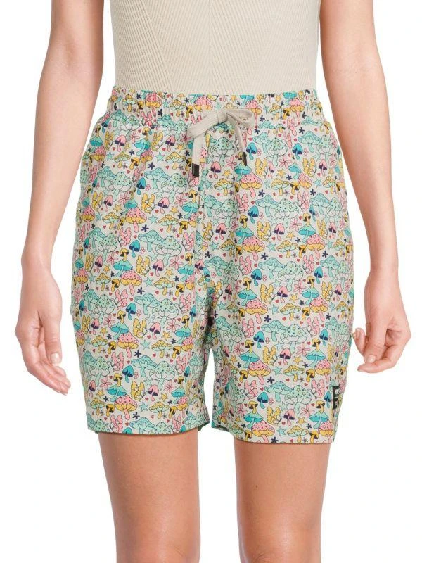 WeSC Austin Retro-Print Drawstring Shorts 3